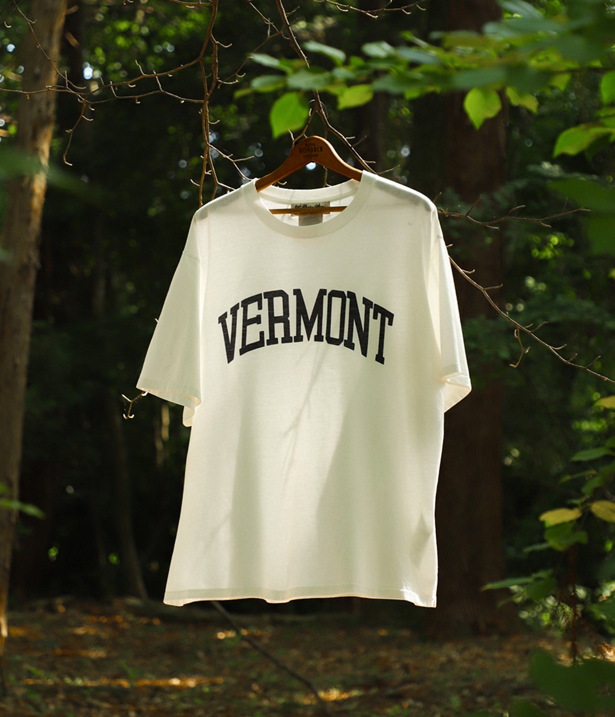 REMI RELIEF NAVY LABEL / レミレリーフ ： 別注 コットンキュプラT