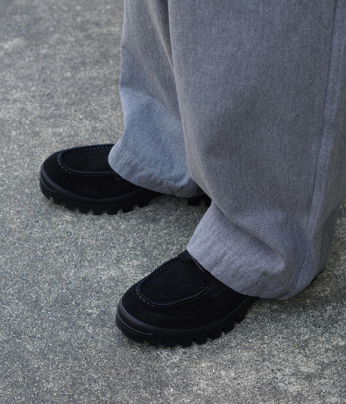 PRIMITIVE DERBY L/S KNIT SLATE Lサイズ SCYE BASICS サイベーシックス シェットランドウール クルー