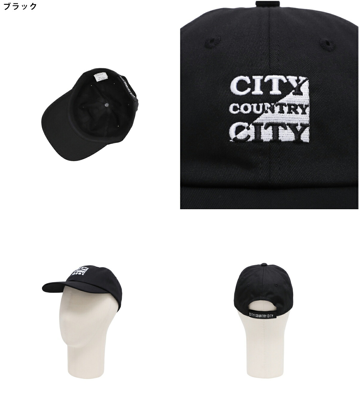 10%OFF】CITY COUNTRY CITY / シティー カントリー ： EMBROIDERED
