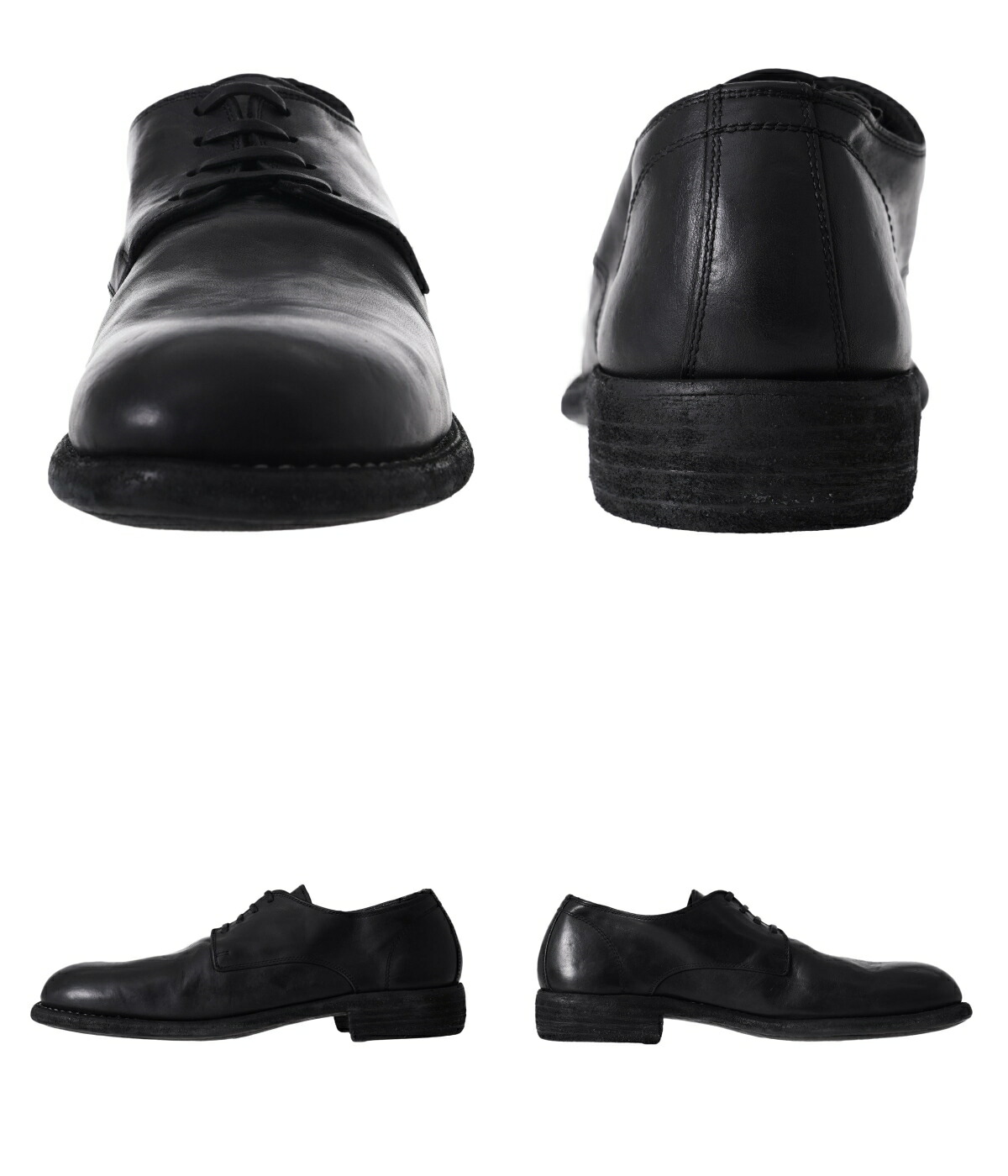 GUIDI / グイディ ： CLASSIC DERBY SHOES - HORSE FULL GRAIN