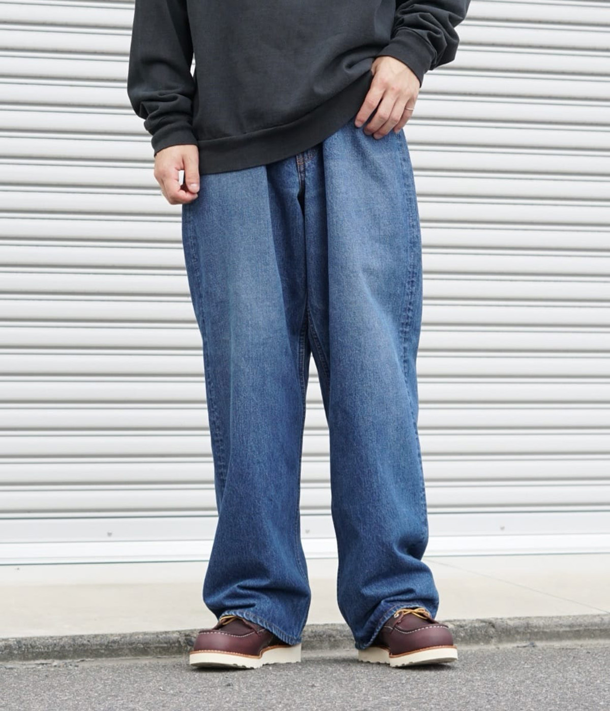 orSlow / オアスロウ ： 別注 SUPER DAD'S DENIM PANTS ONLYARK