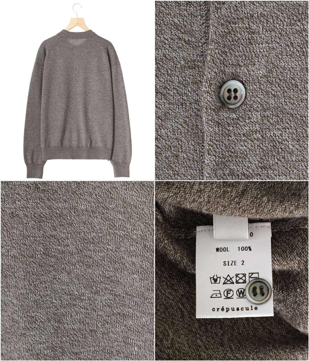 URBAN RESEARCH｜crepuscule H-G Knit Shirts | Rakuten Fashion