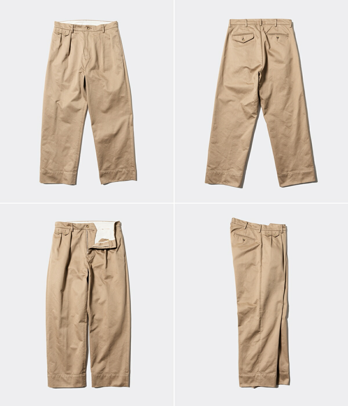 Unlikely / アンライクリー ： Sawtooth Flap 2P Trousers Twill