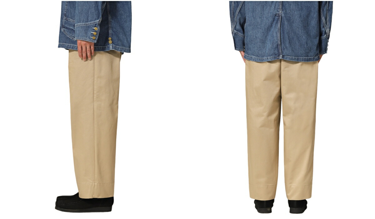Unlikely / アンライクリー ： Sawtooth Flap 2P Trousers Twill