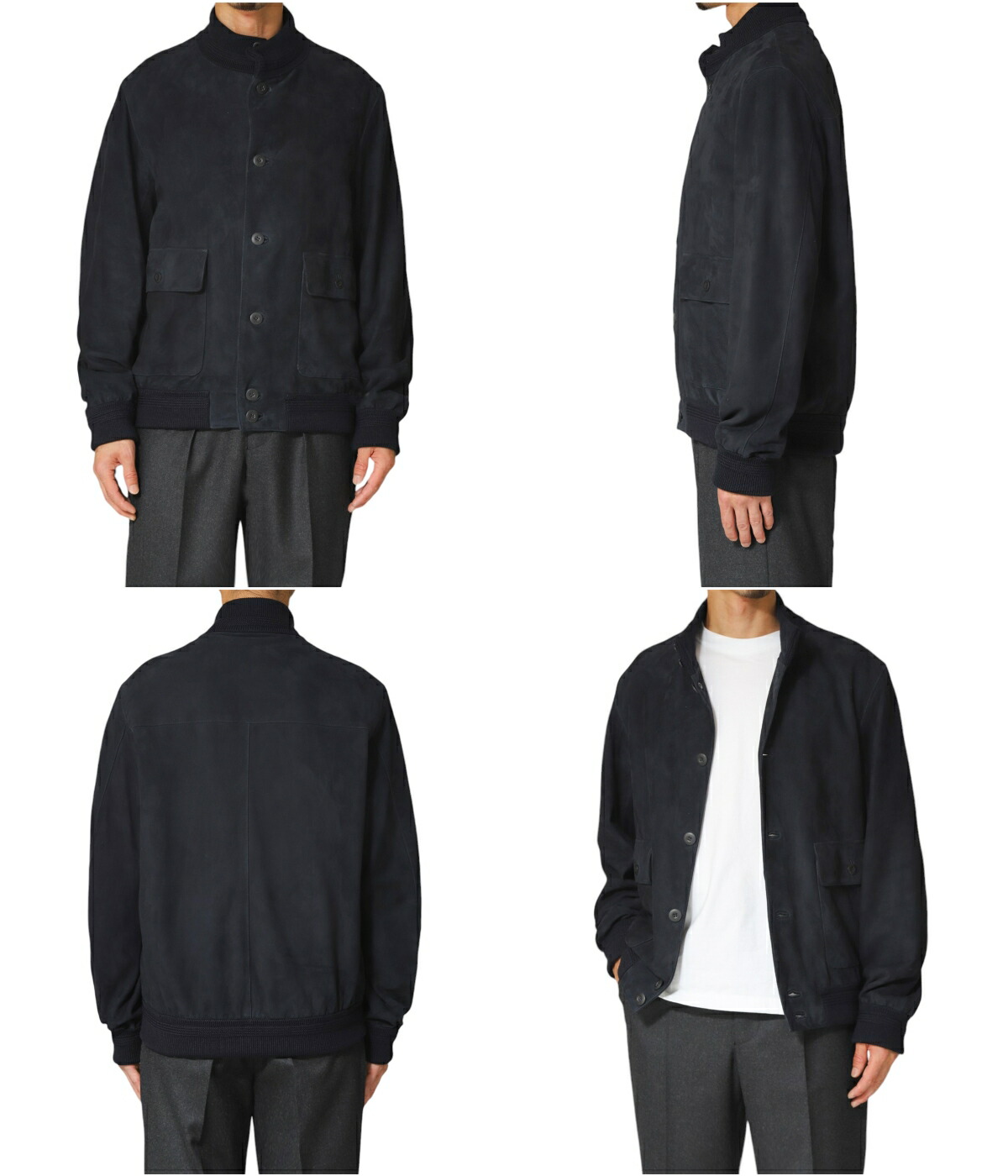 CINQUANTA（チンクワンタ） ： DRIVING BLOUSON / 全2色 ： H504-2