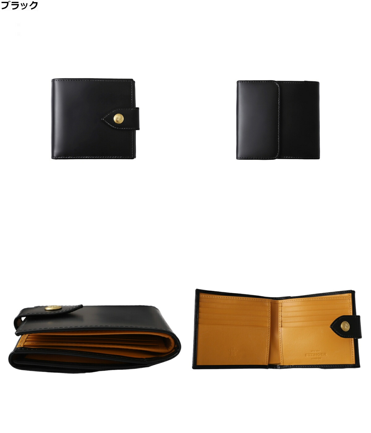 ETTINGER / エッティンガー ： BILLFOLD 10C/C ＋ COIN PURSE