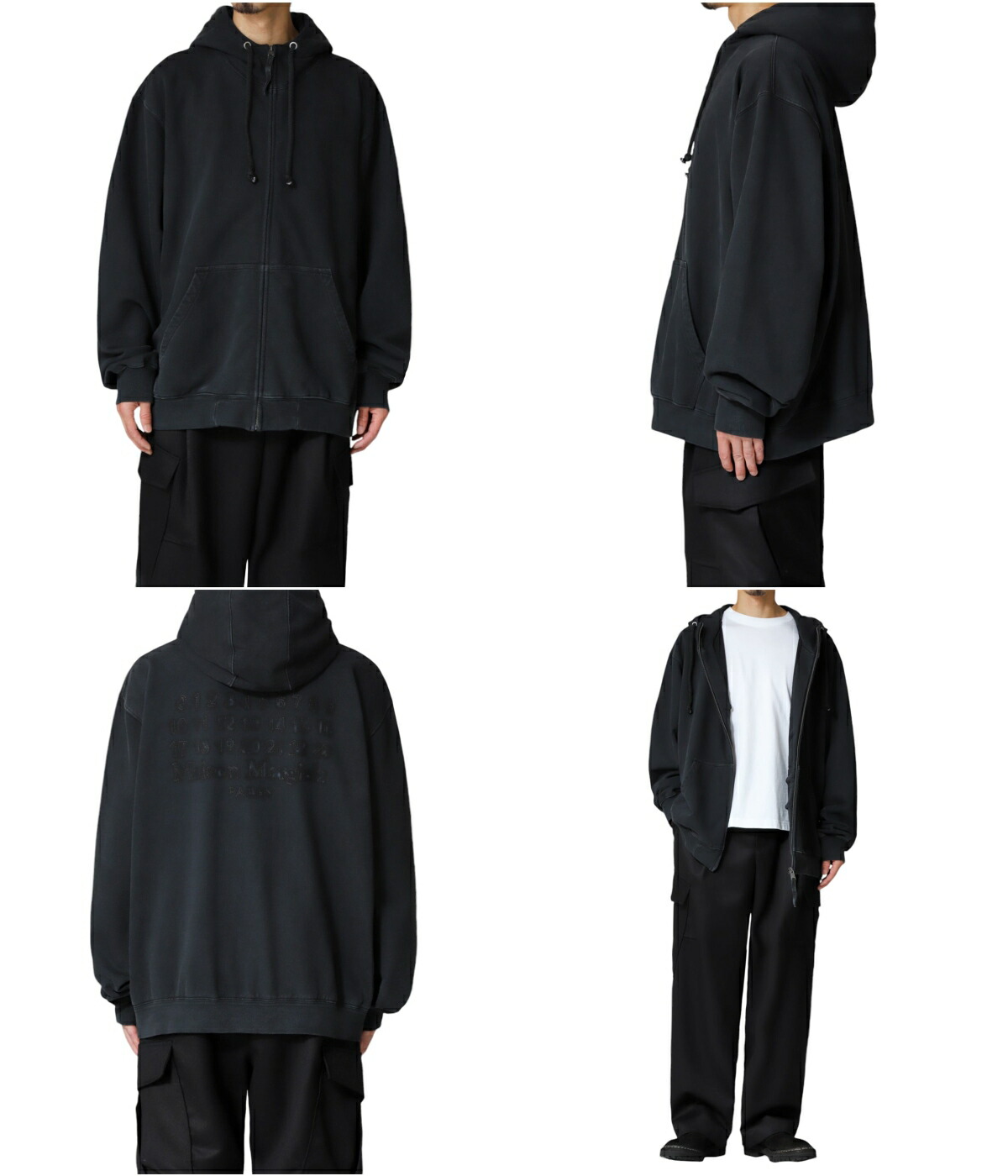 パーカー・フーディ Maison Margiela SS25 SWEAT JACKET (S50HG0048 S25614 105M) Gray Sports Jacket by Maison Margiela on Sale
