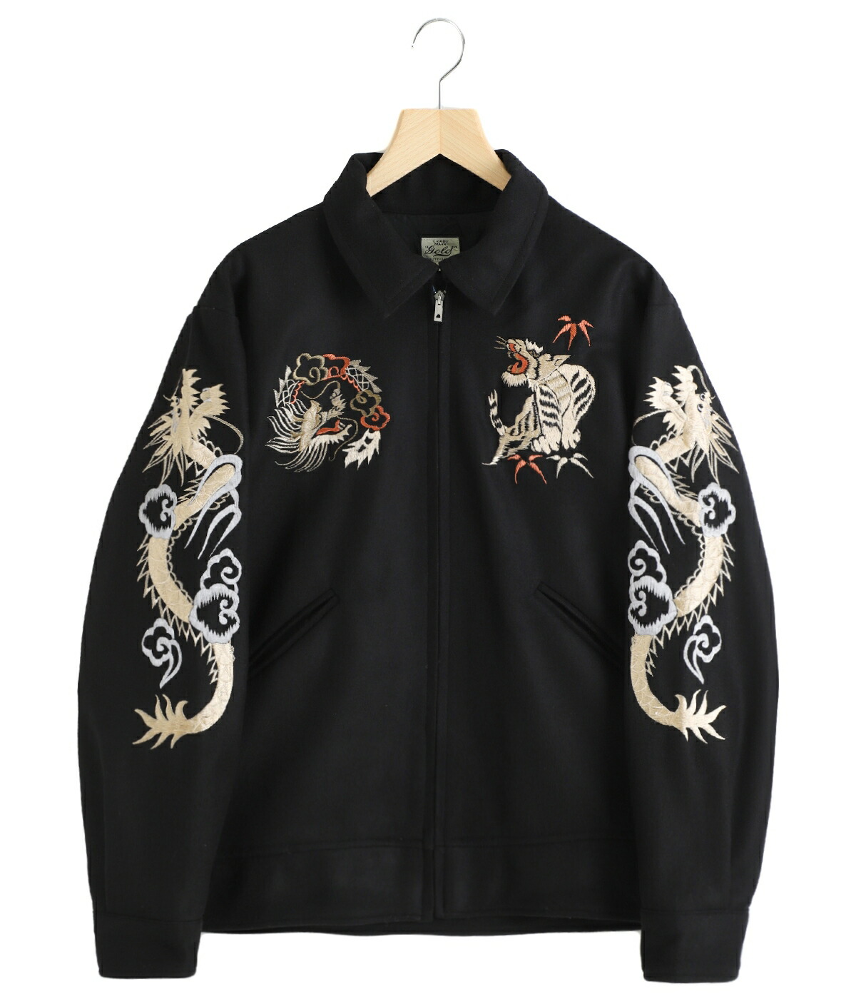 【P10倍】東洋エンタープライズ GOLD / ゴールド ： WOOL MELTON SOUVENIR JACKET “TIGER HEAD“ ：  24B-GL15552 : 24b-gl15552 : ARKnets - 通販 - Yahoo!ショッピング