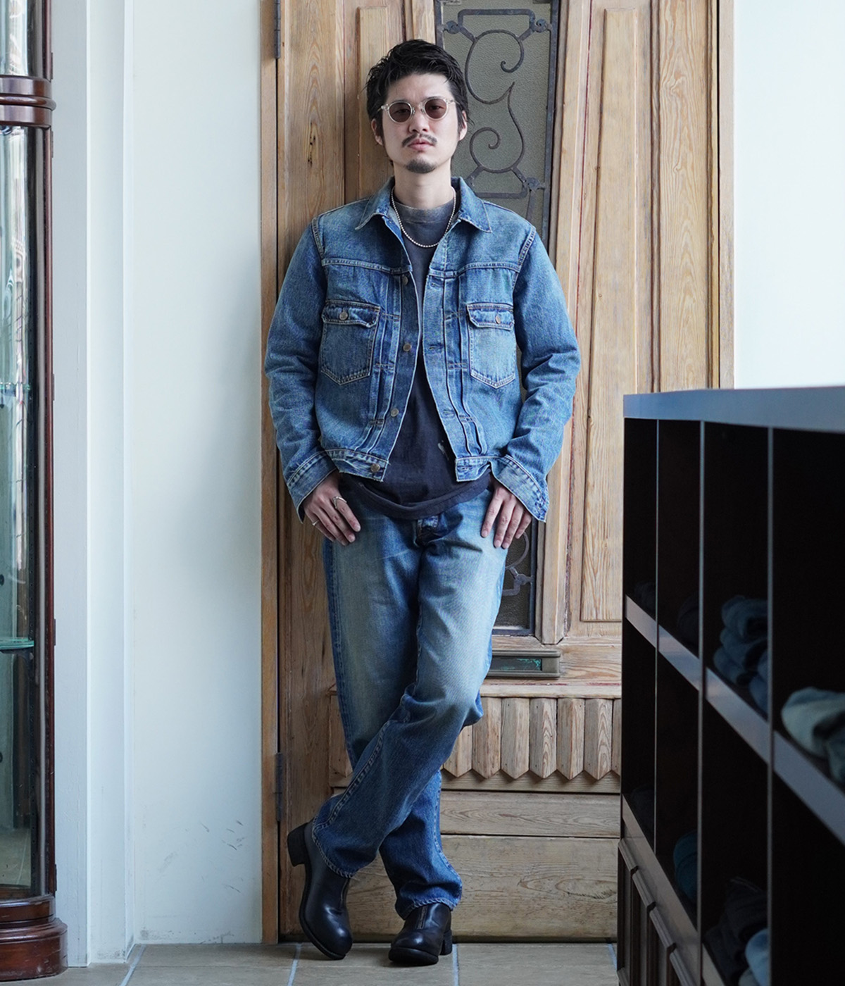 MINEDENIM（マインデニム） ： L.Straight 5pocket USD / 全2色