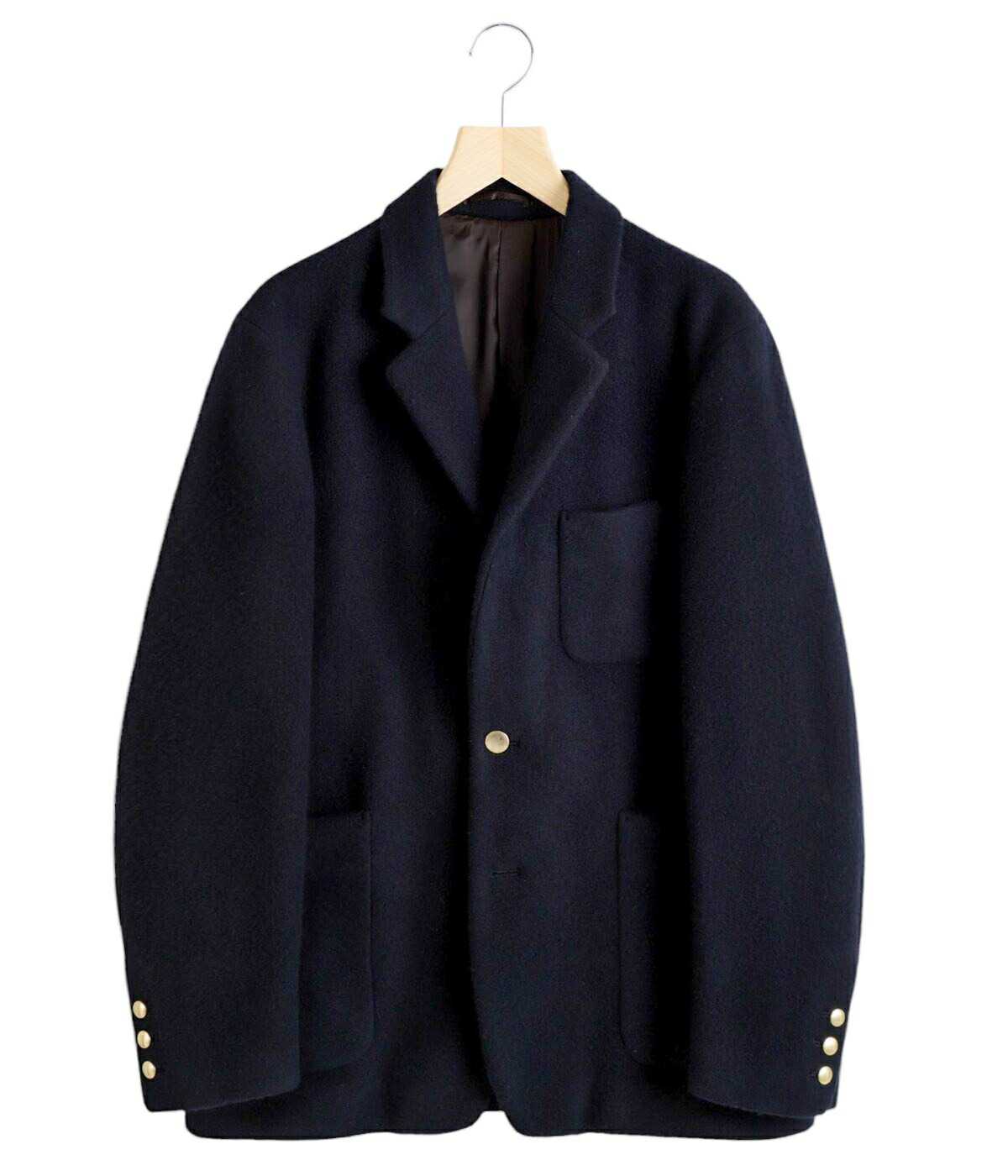 marka / マーカ ： 2B BLAZER - sp130's wool napping M24C