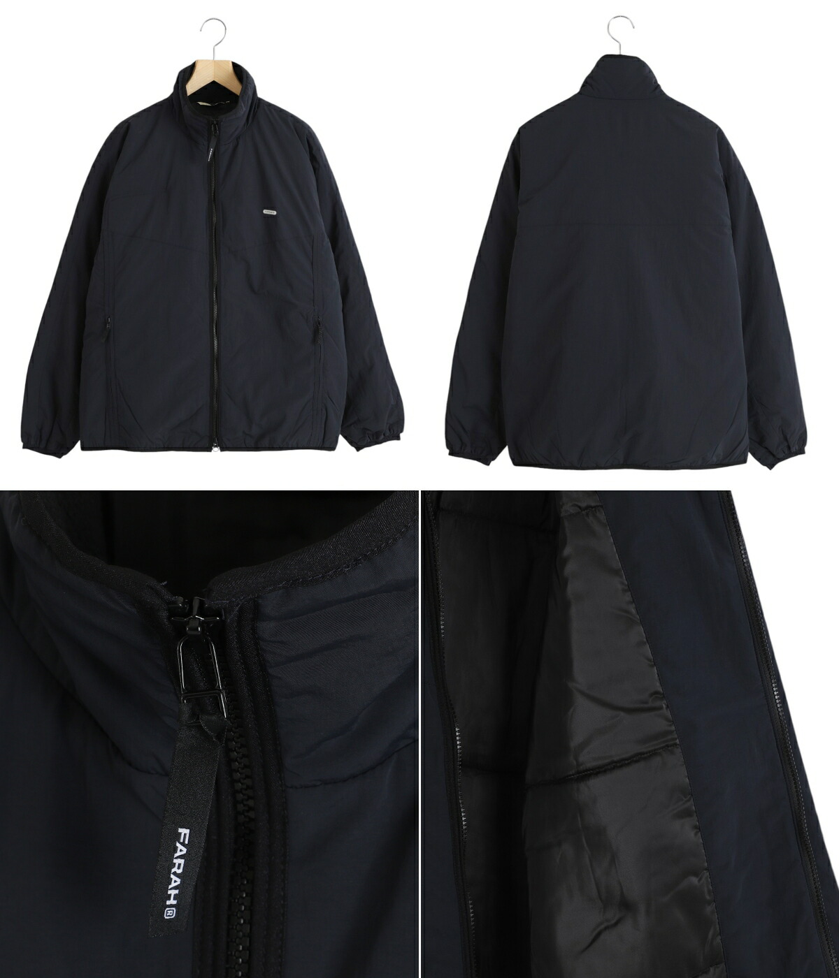 FARAH / ファーラー ： Nylon Zip Up Jacket FR0403-M1008