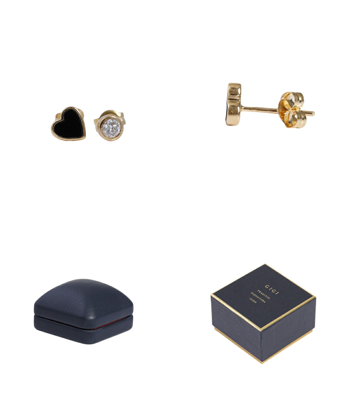 GIGI GIGI / ジジ ： 【レディース】Amour earrings (onyx) ： A10016