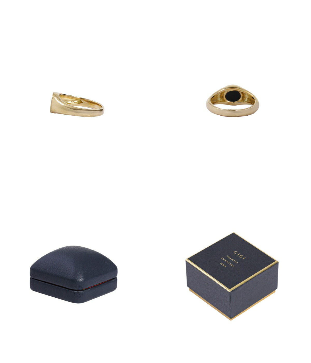 GIGI GIGI / ジジ ： [レディース]Onyx signet ring (small) ： H10087