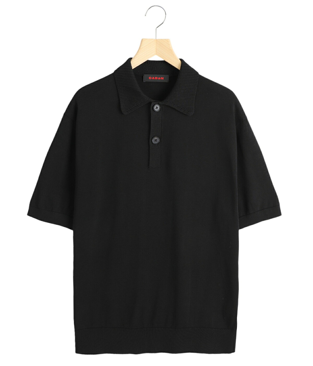 CABaN（キャバン） ： コットン ポロニットプルオーバー / 全3色