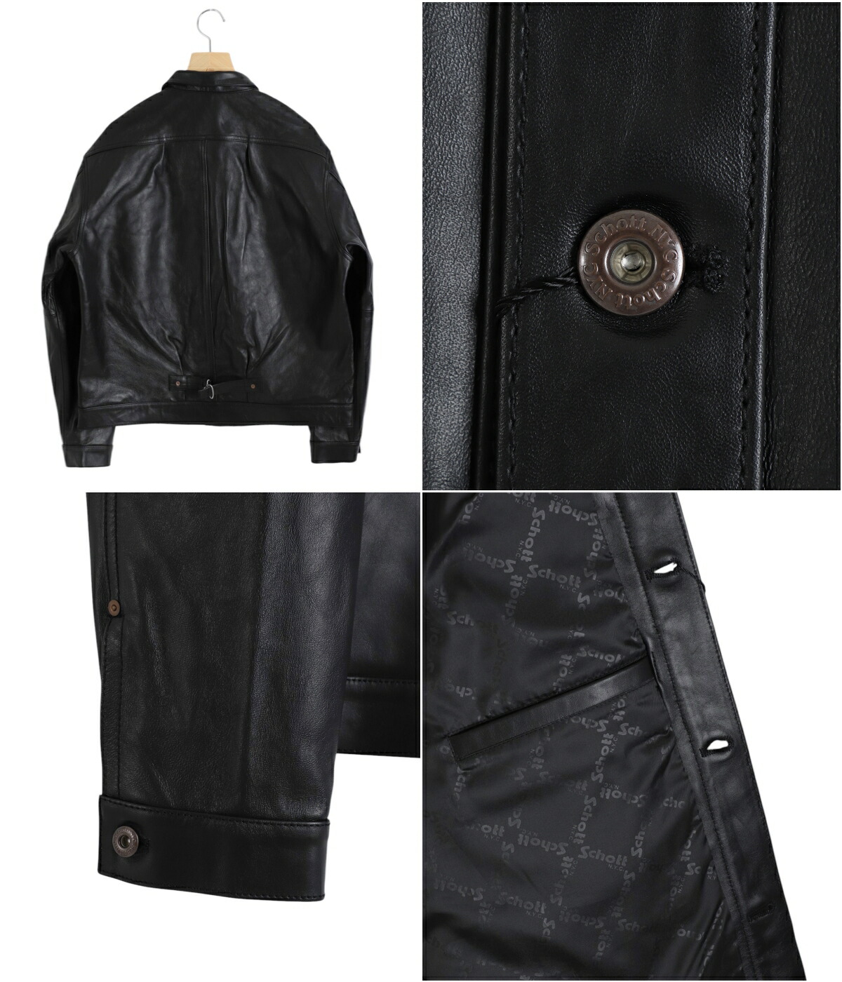 Schott N.Y.C / ショット ： SHEEP LEATHER 1st TRACKER JACKET