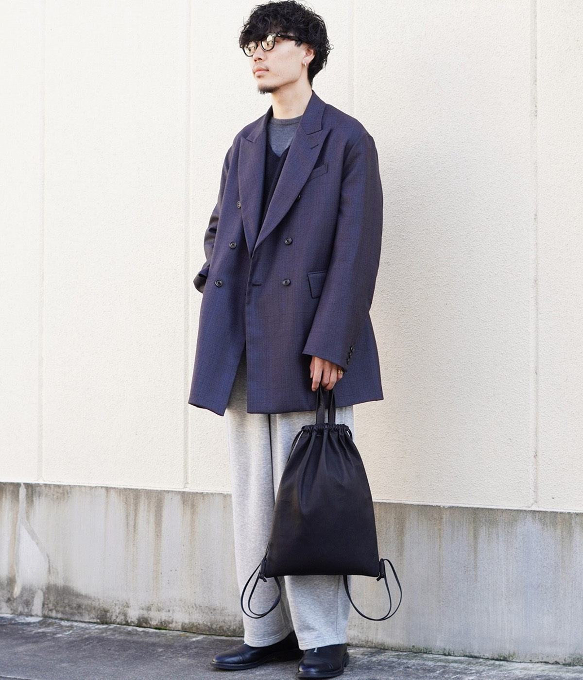 URU ＼2日間限定！P10倍！／URU / ウル ： WOOL GLEN CHECK