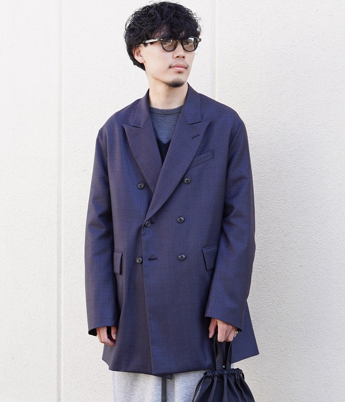 URU ＼2日間限定！P10倍！／URU / ウル ： WOOL GLEN CHECK