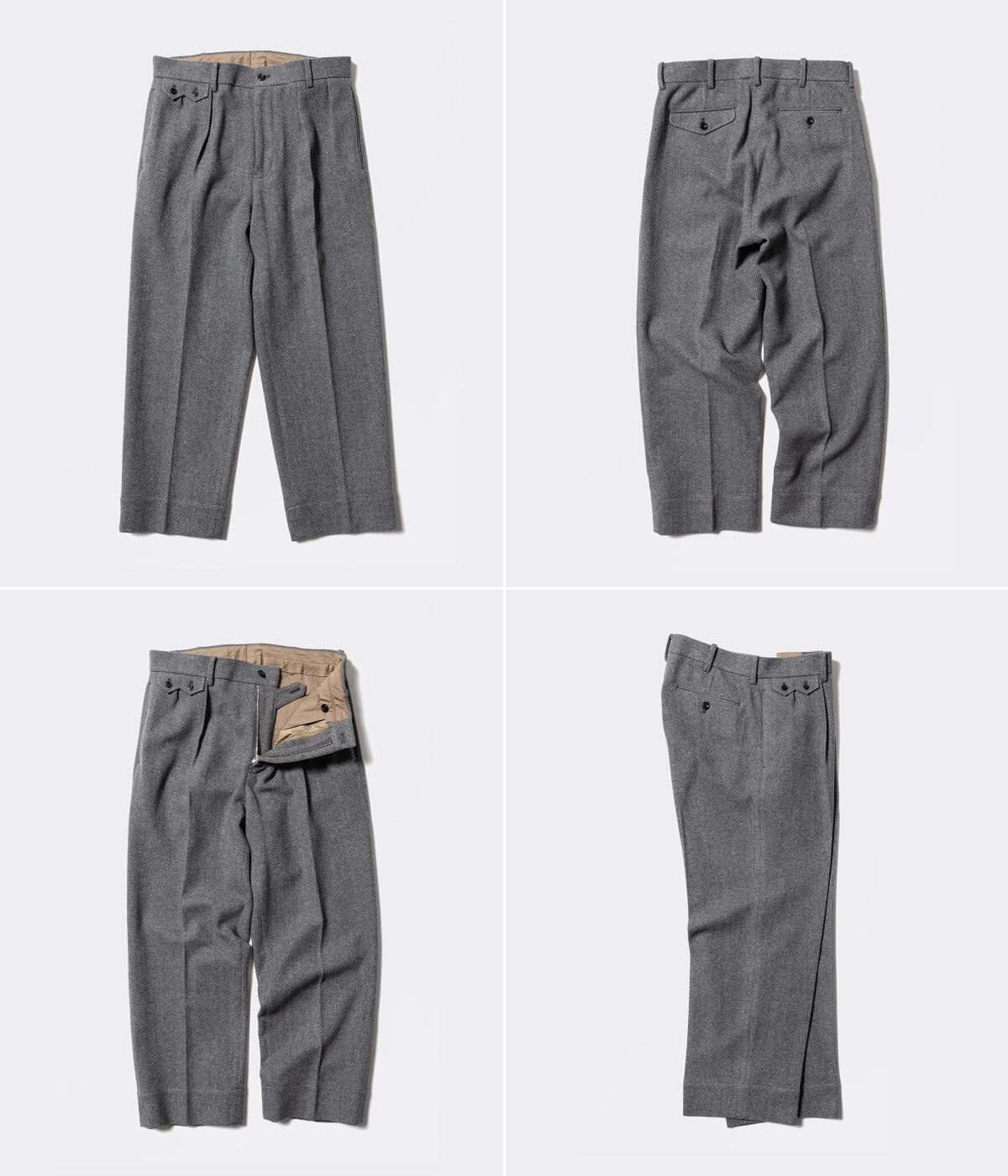 UNLIKELY Sawtooth Flap2P Trousersアンライクリー Unlikely / アンライクリー ： Sawtooth Flap 2P Trousers Wool