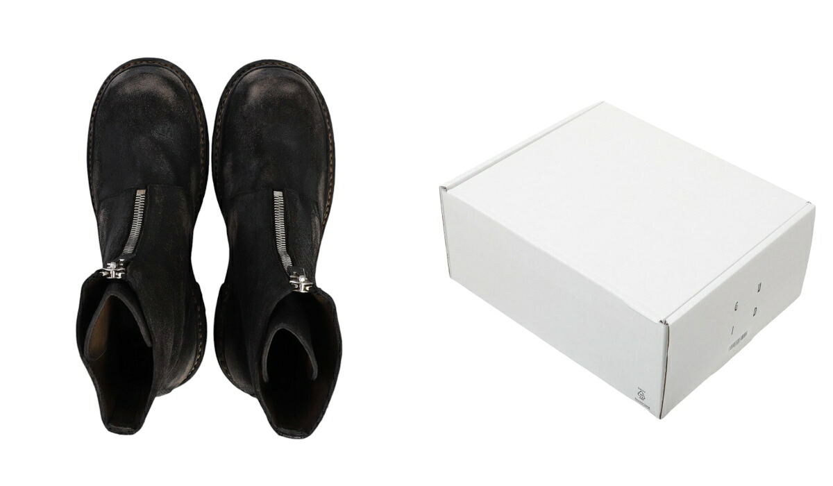 GUIDI（グイディ） ： ZIPPED BIG DADDY BOOTS ： GR05FRV-RU-COATED