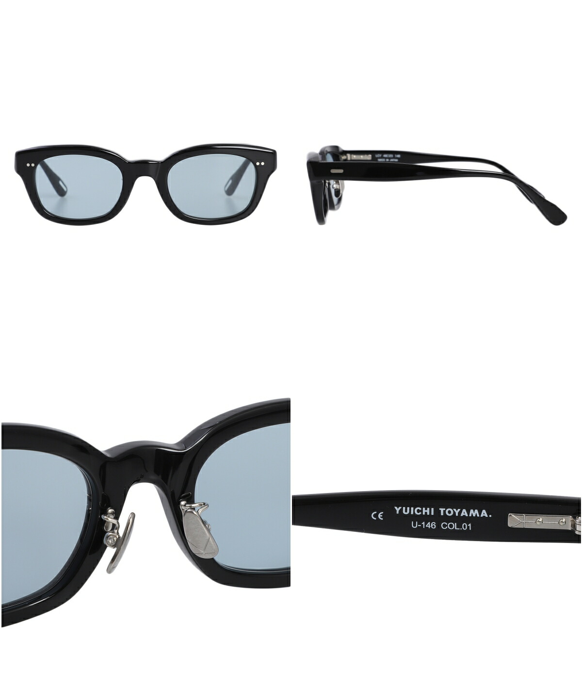 YUICHI TOYAMA U-146 COL.01 サングラス YUICHITOYAMAU-