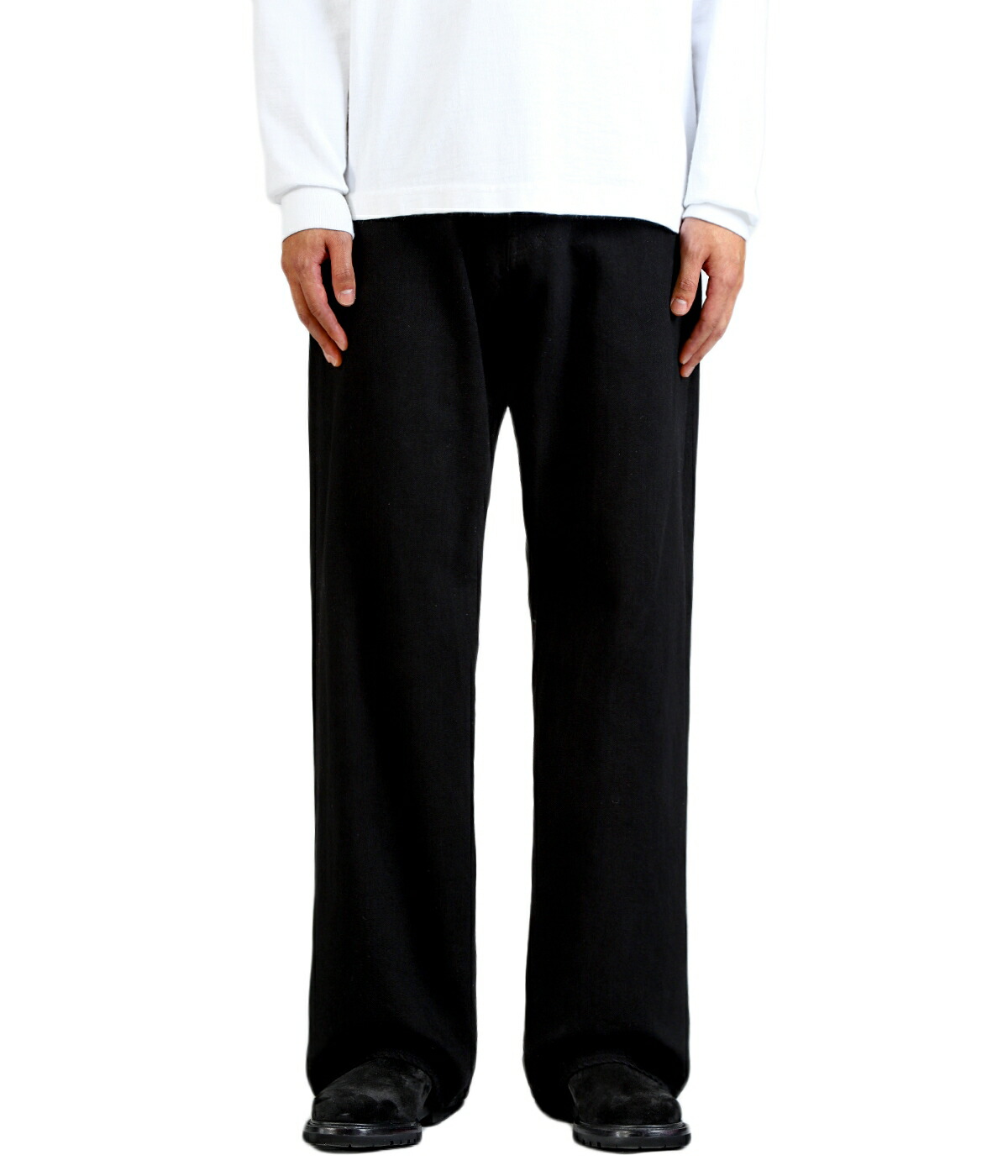 MINEDENIM（マインデニム） ： W.Straight 5pocket OWS ： FPK106BL