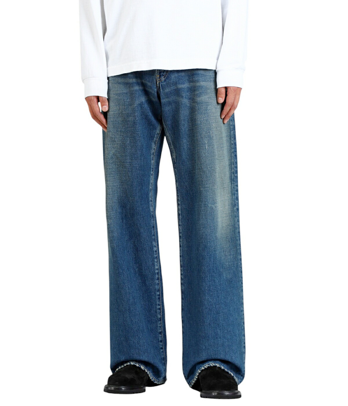 MINEDENIM / マインデニム ： W.Straight 5pocket USD FPK106UD