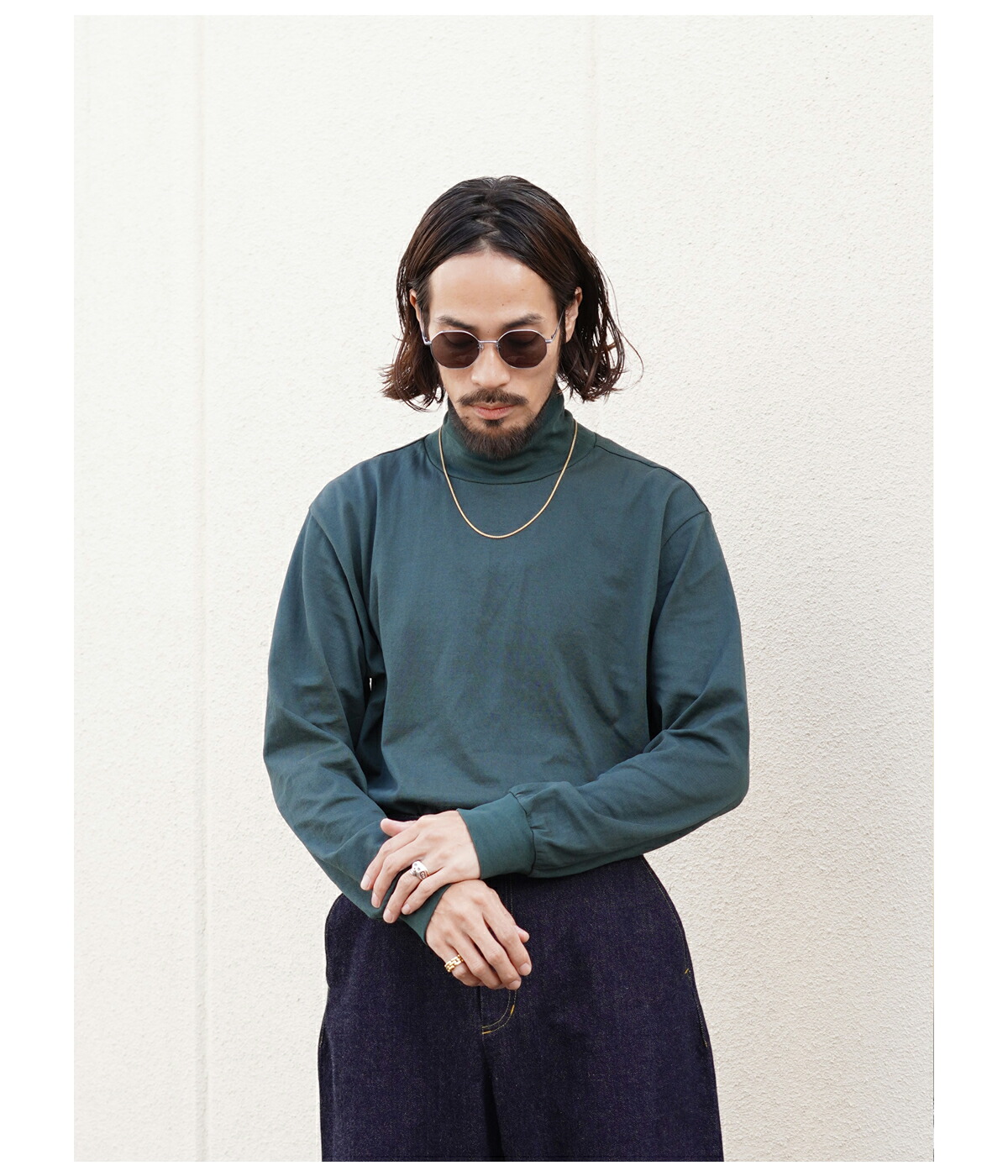 PORT BY ARK PORT BY ARK / ポートバイアーク ： High Neck L/S / 全2