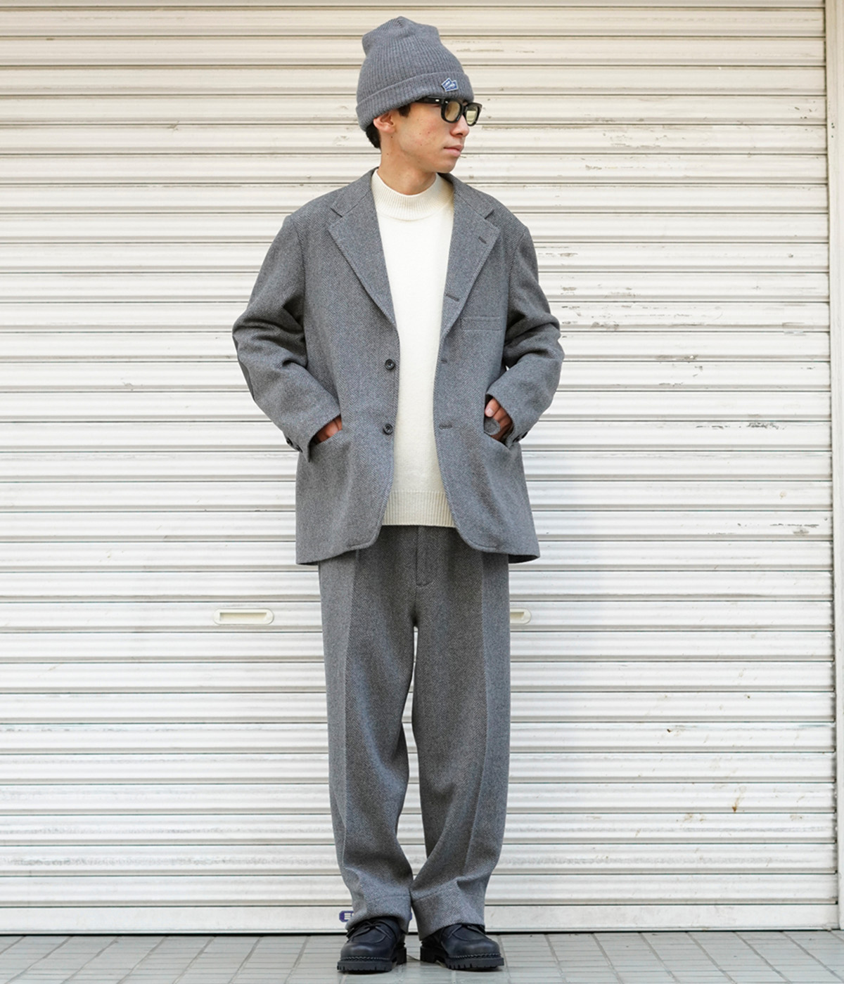 Unlikely / アンライクリー ： Assembled Sports Coat Wool