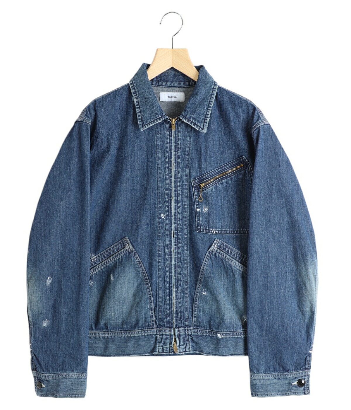 marka（マーカ） ： DENIM WORK JACKET - used washed - ： M25A