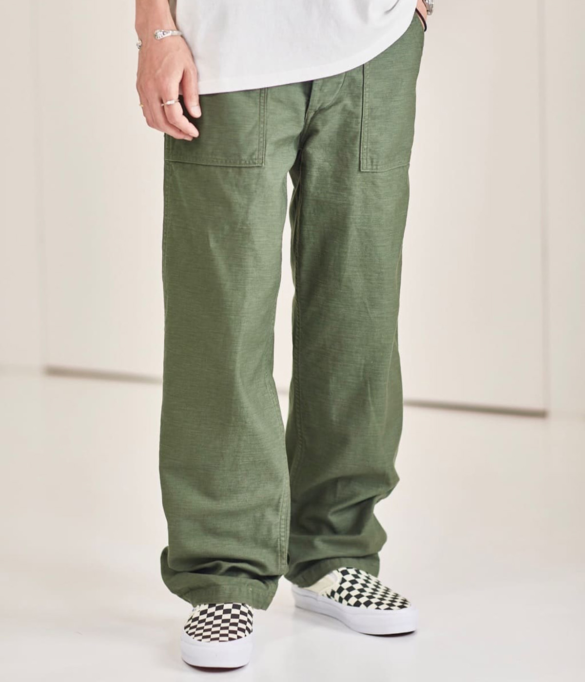 orSlow / オアスロウ ： US ARMY FATIGUE -GREEN- 01-5002-16