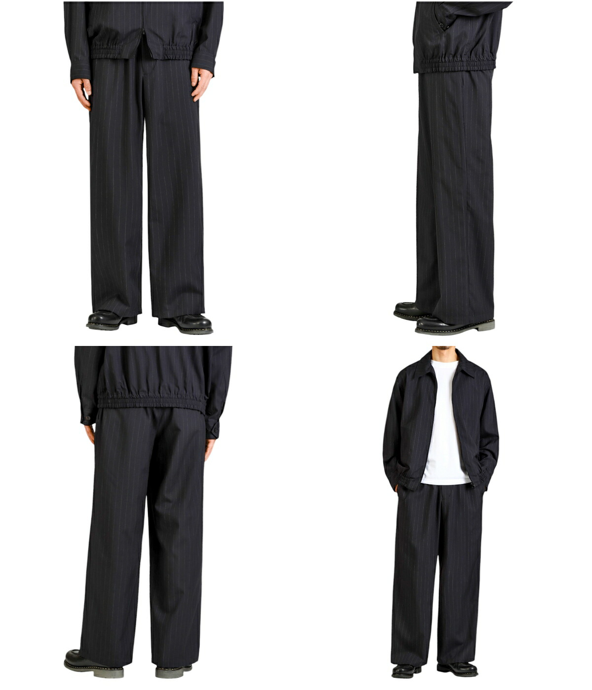 marka（マーカ） ： WIDE LEG EASY PANTS - 2/72 washer wool tropical