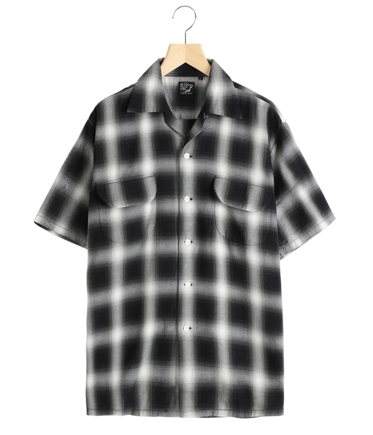 orSlow（オアスロウ） ： OMBRE CHECK SHORT SLEEVE SHIRT ： 01-8081