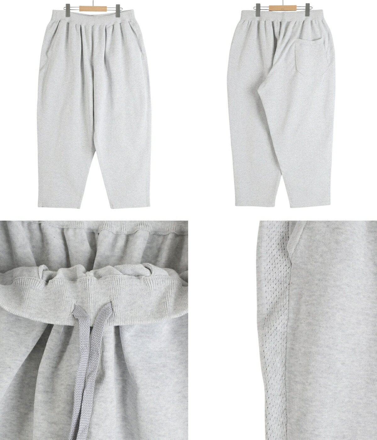 is-ness（イズネス） is-ness / イズネス： KNIT TUCK LONG PANTS