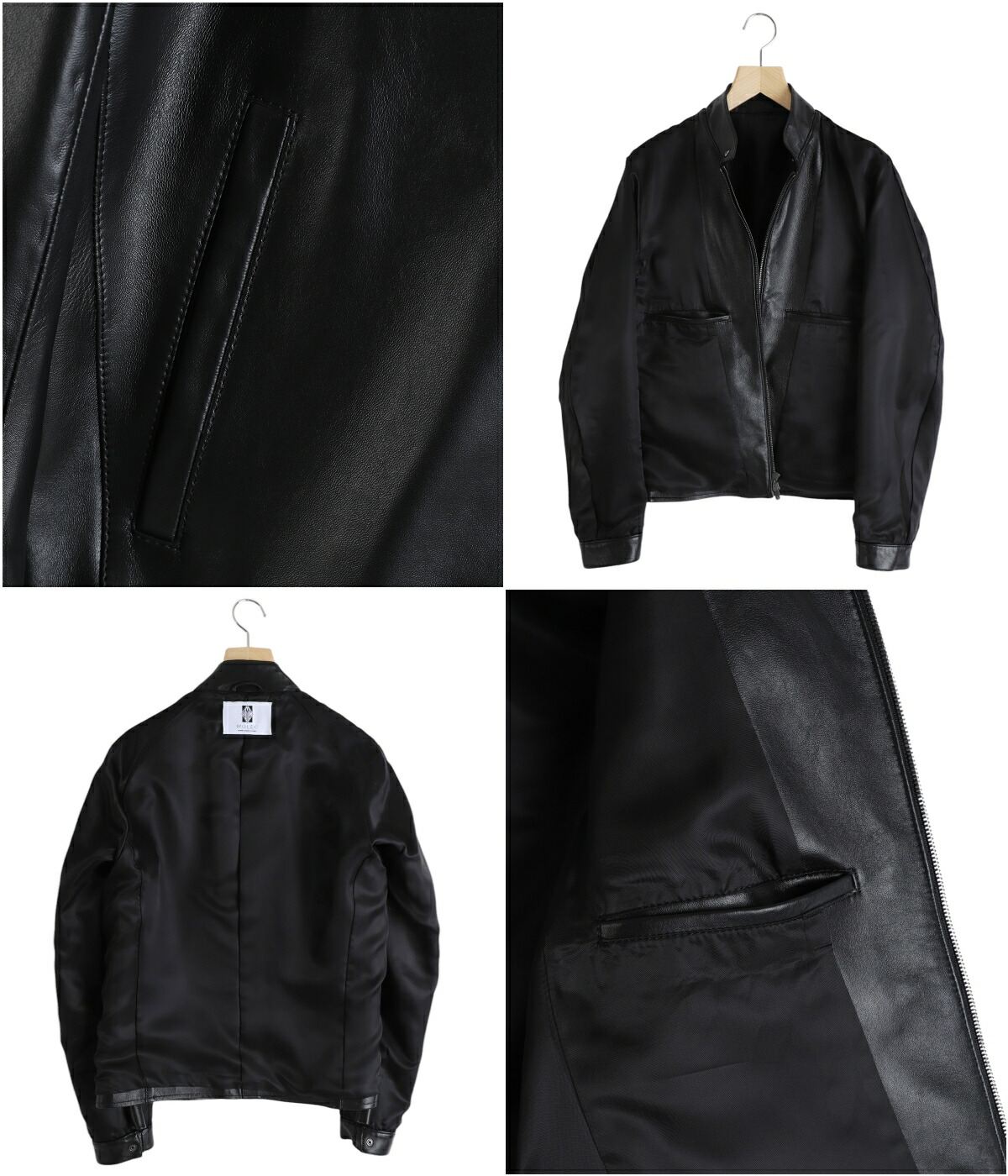 15%OFF】MOLEC / モレック ： ナッパレザー シングルライダース MSR001