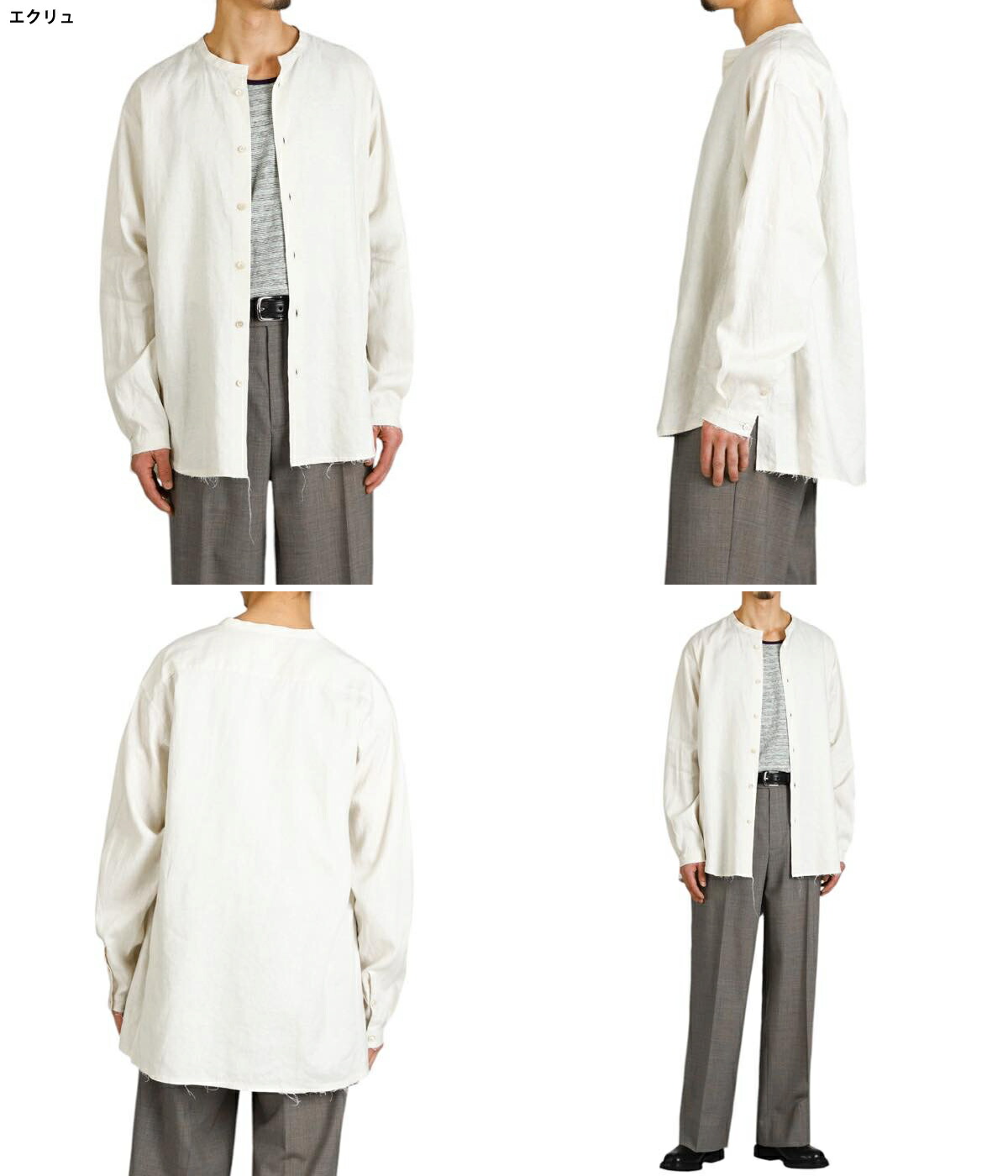 PORT BY ARK /ポートバイアーク ： Crew Neck Shirt / 全3色