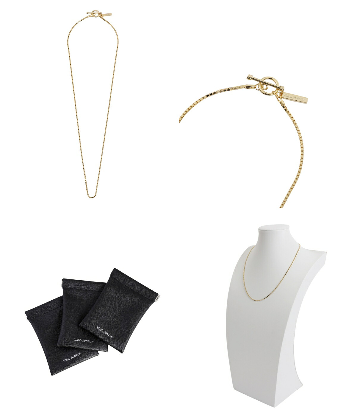 XOLO JEWELRY / ショロ ジュエリー ： Venetian Link Necklace -Gold