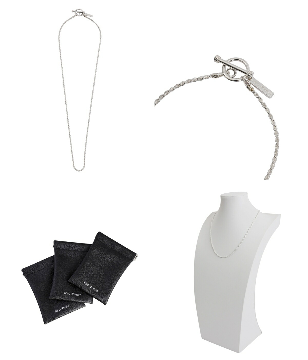 XOLO XOLO JEWELRY / ショロ ジュエリー ： French Rope Link Necklace