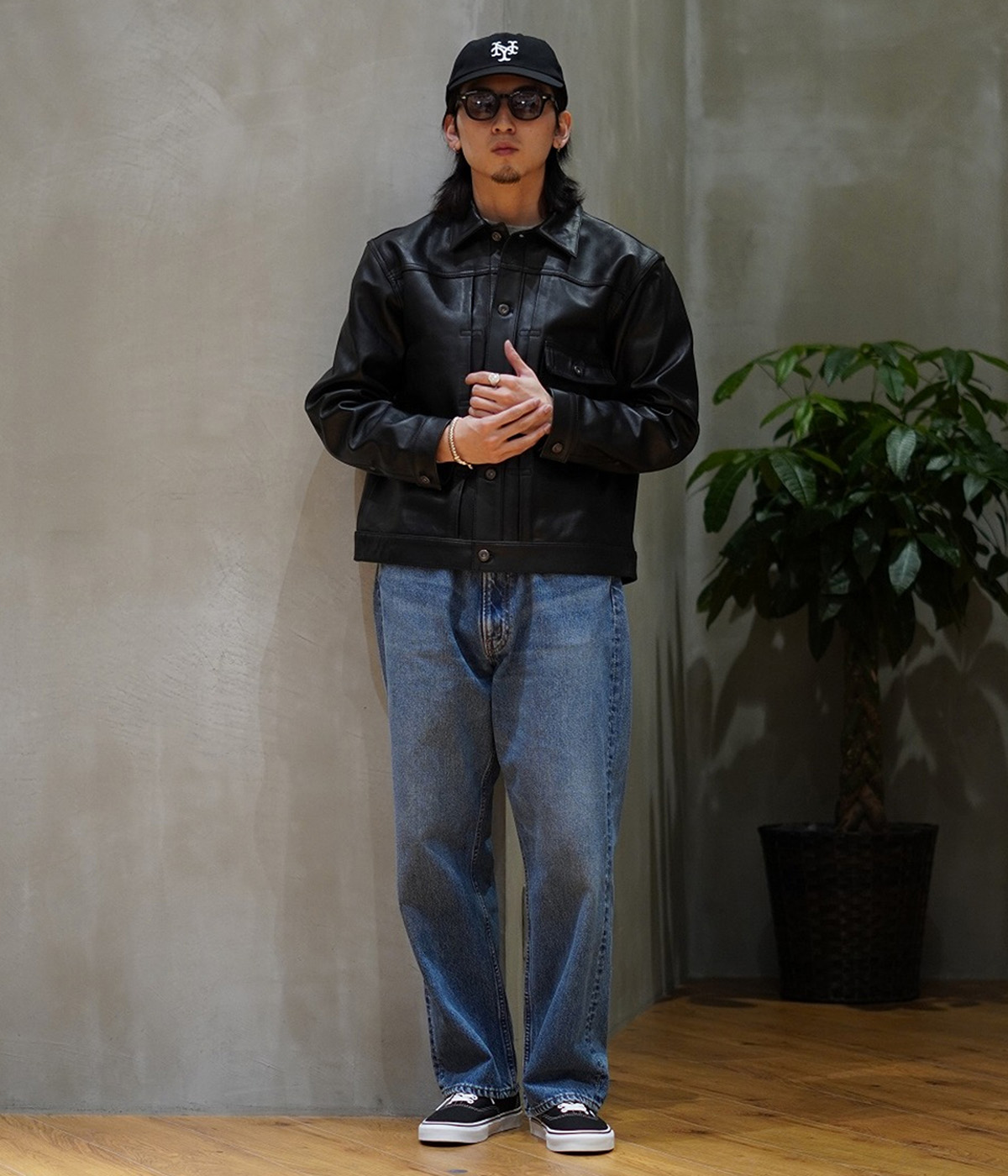 Schott N.Y.C / ショット ： SHEEP LEATHER 1st TRACKER JACKET