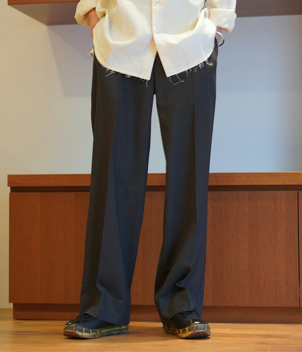 PORT BY ARK Wool Slacks：PO17-P002「COR」 Wool Slacks | PORT BY ARK(ポートバイアーク) / パンツ