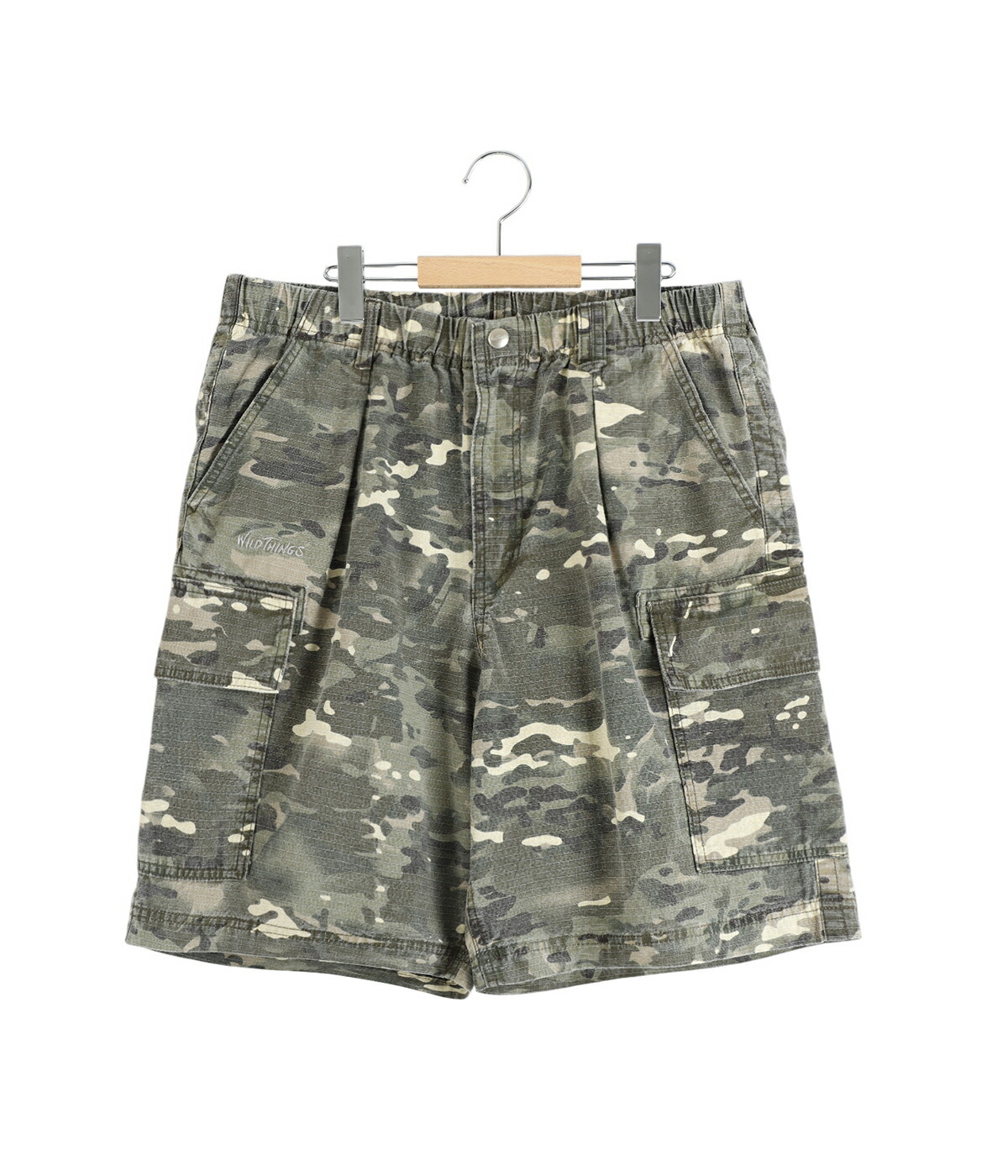 WILD THINGS（ワイルドシングス） ： GARMENT DYE CARGO SHORTS