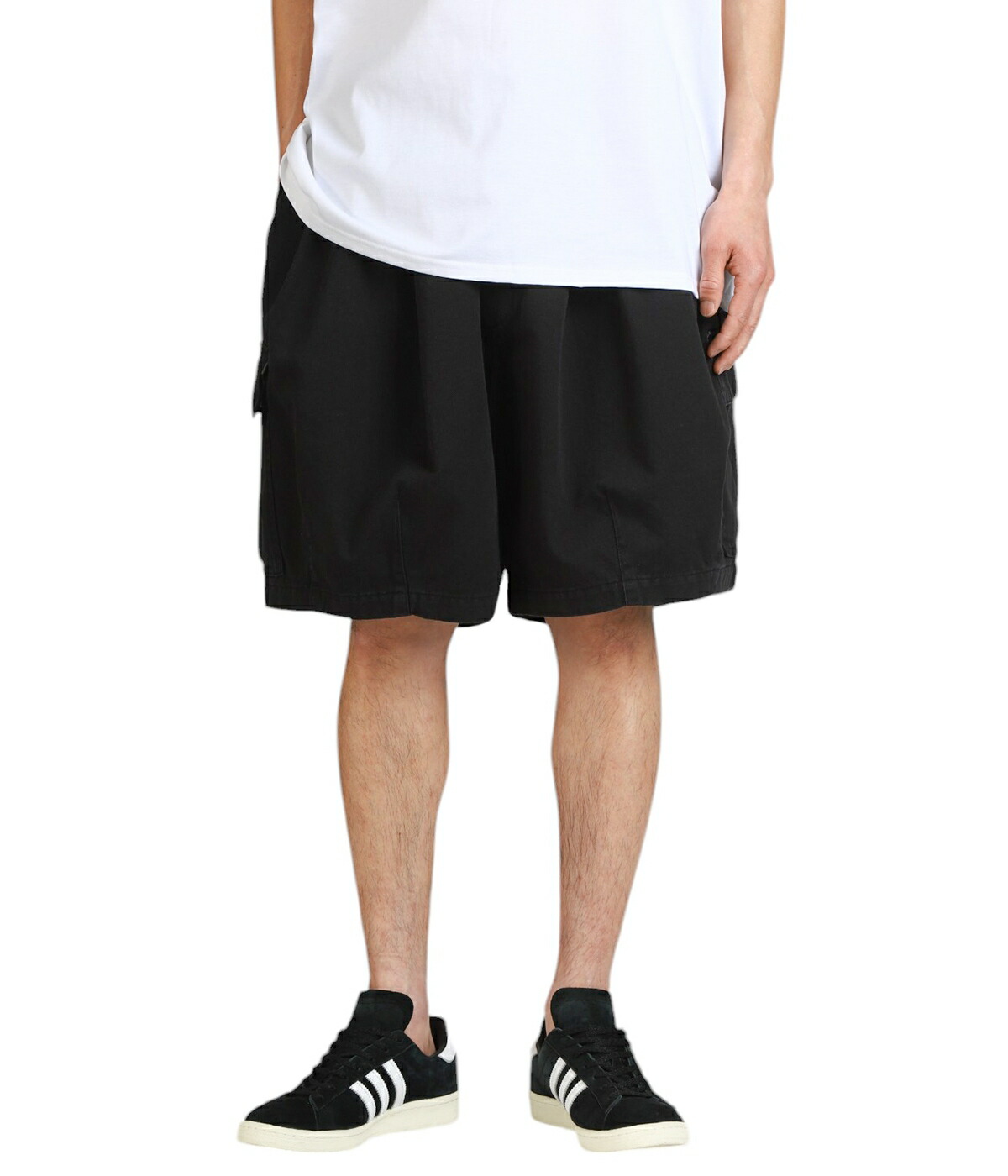 is-ness（イズネス） ： BALLOON EZ CARGO SHORTS / 全2色