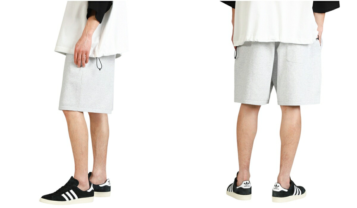 is-ness（イズネス） ： KNIT TUCK SHORTS / 全2色 ： 1006KNITT03