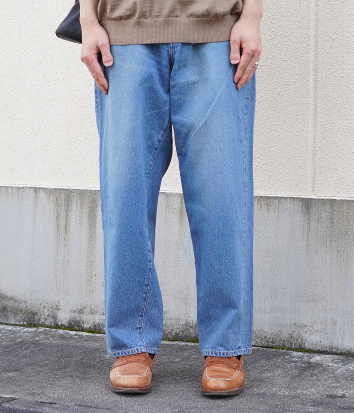 URU 【10%OFF】URU / ウル ： COTTON DENIM - 5 POCKET PANTS