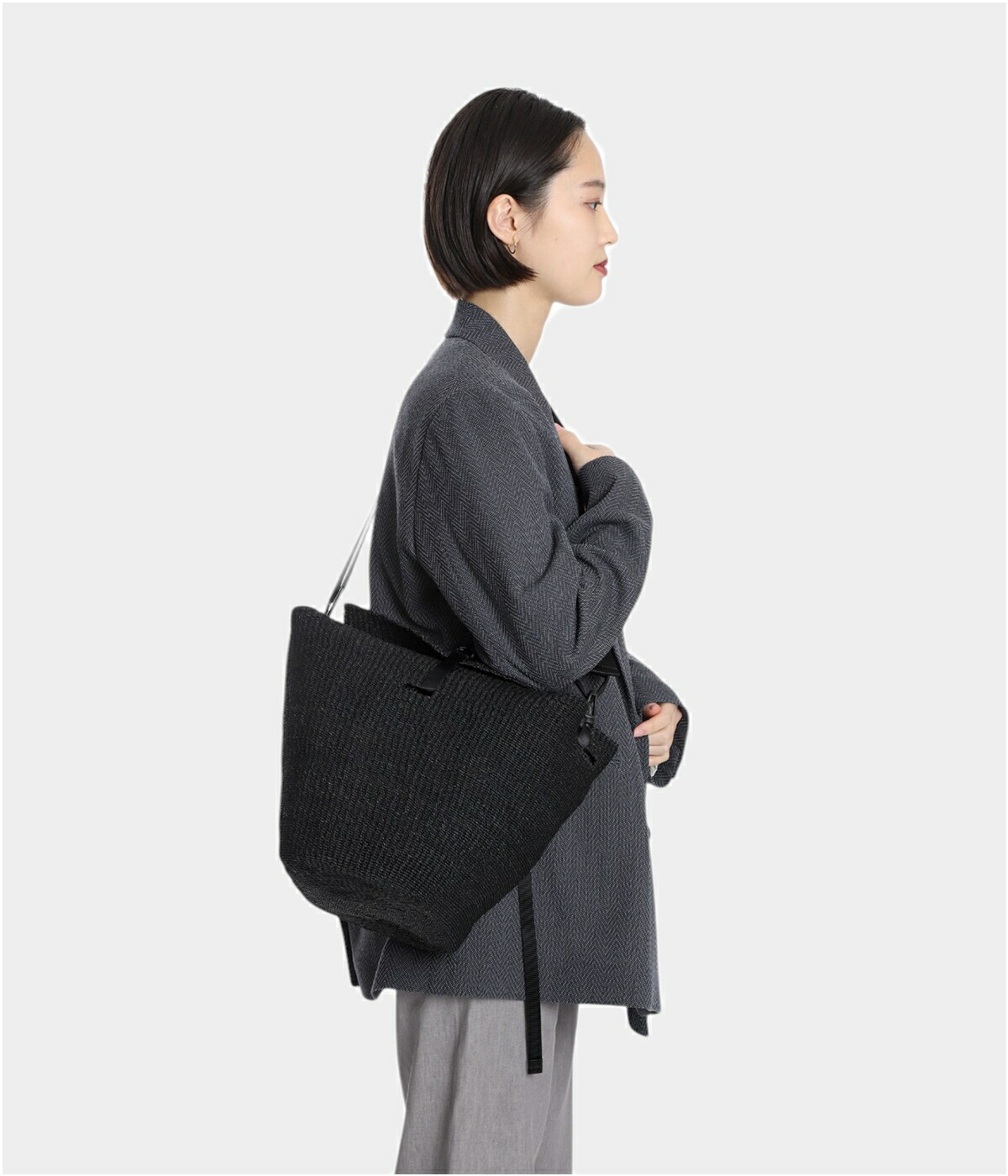 JUN MIKAMI JUN MIKAMI / ジュンミカミ ： ショルダーバスケットバッグ