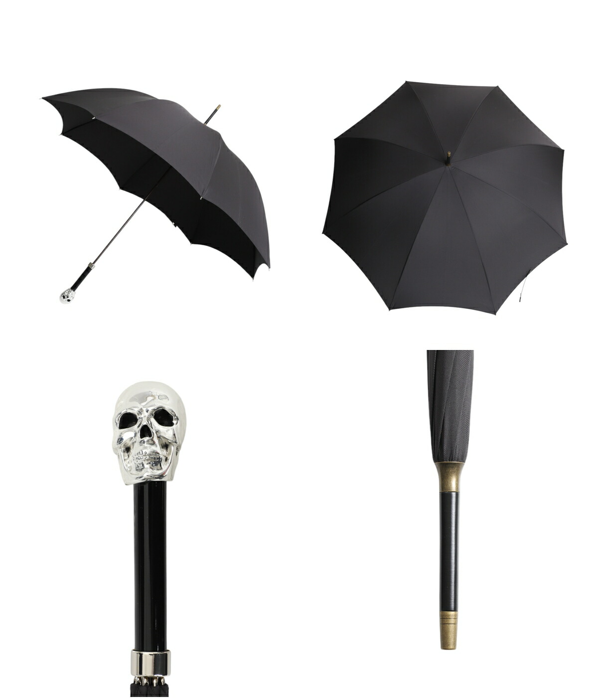 FOX UMBRELLAS / フォックス アンブレラズ ： GT27 SKULL Silver
