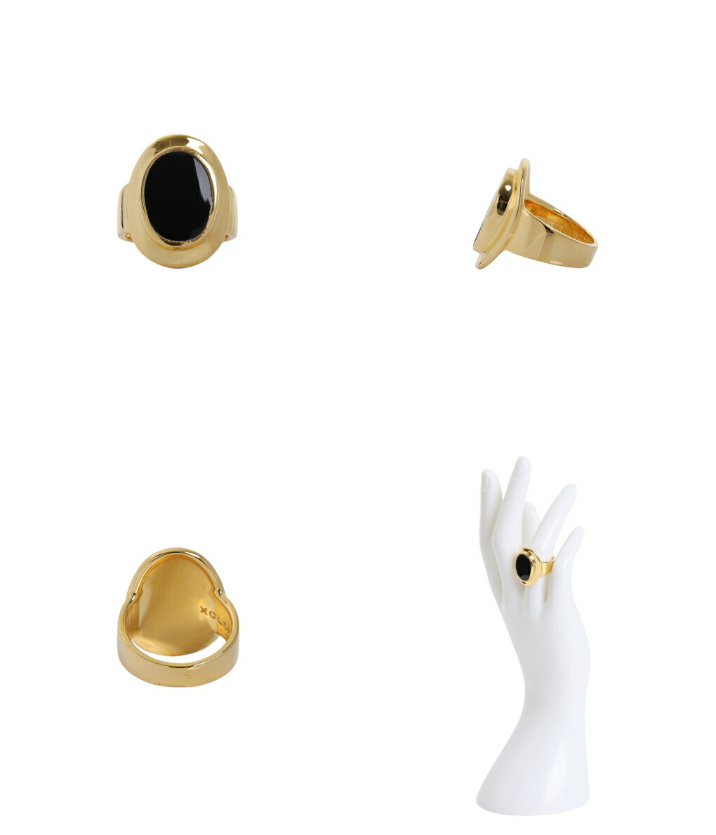 XOLO XOLO JEWELRY / ショロ ジュエリー ： Amulet Ring with Onyx