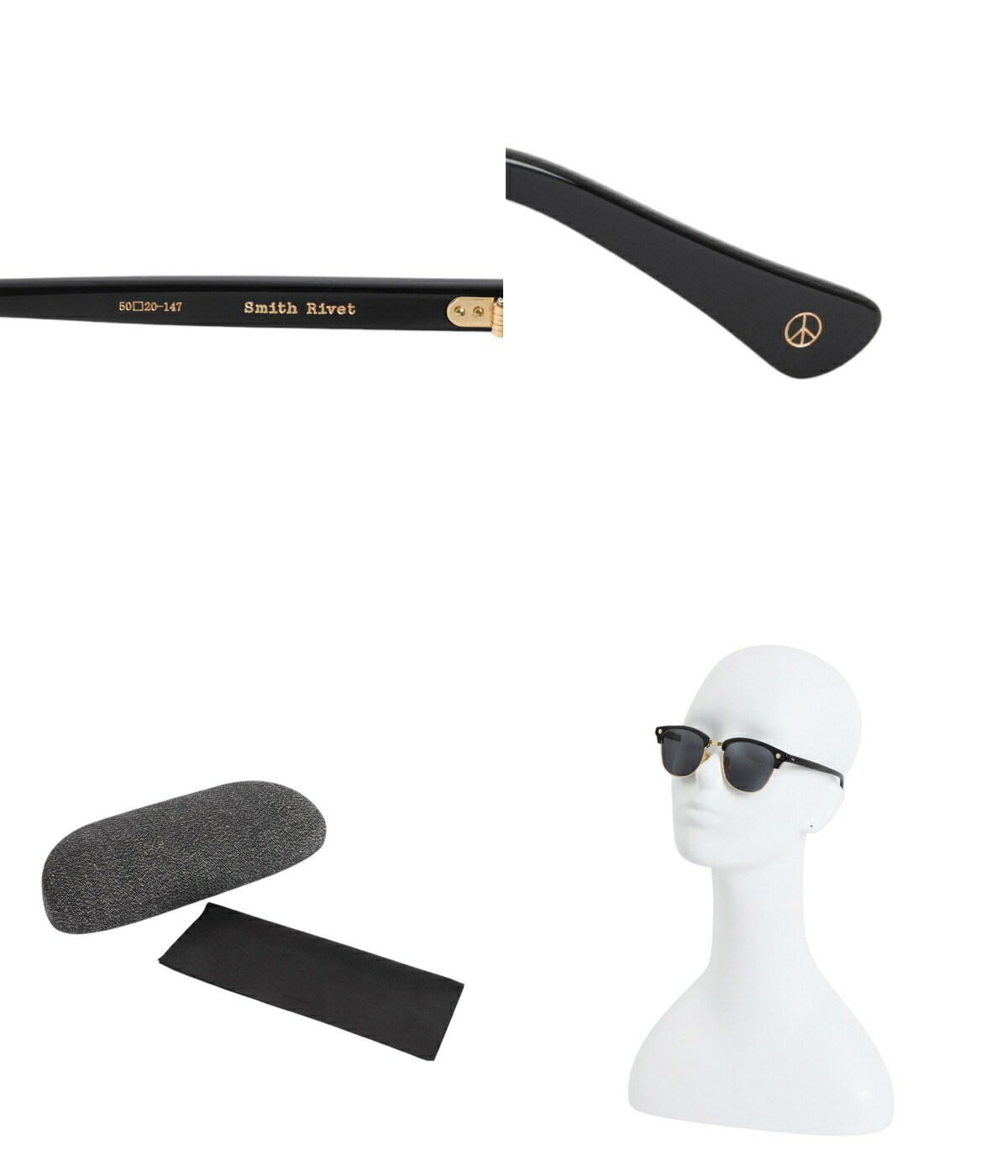 PORTER CLASSIC（ポータークラシック） ： SUNGLASSES SMITH RIVET