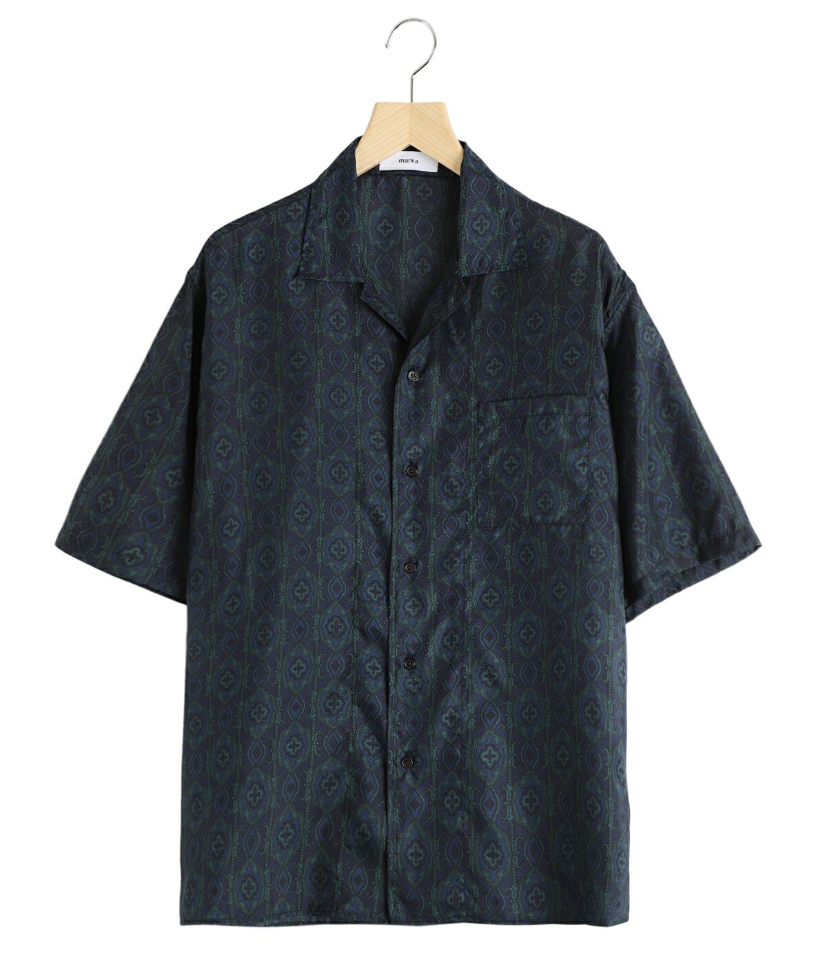 マーカmarka WOOL OPEN COLLAR L/S SHIRT marka（マーカ） ： SILK OPEN COLLAR SHIRT / 全2色 ： M25A-22SH02B