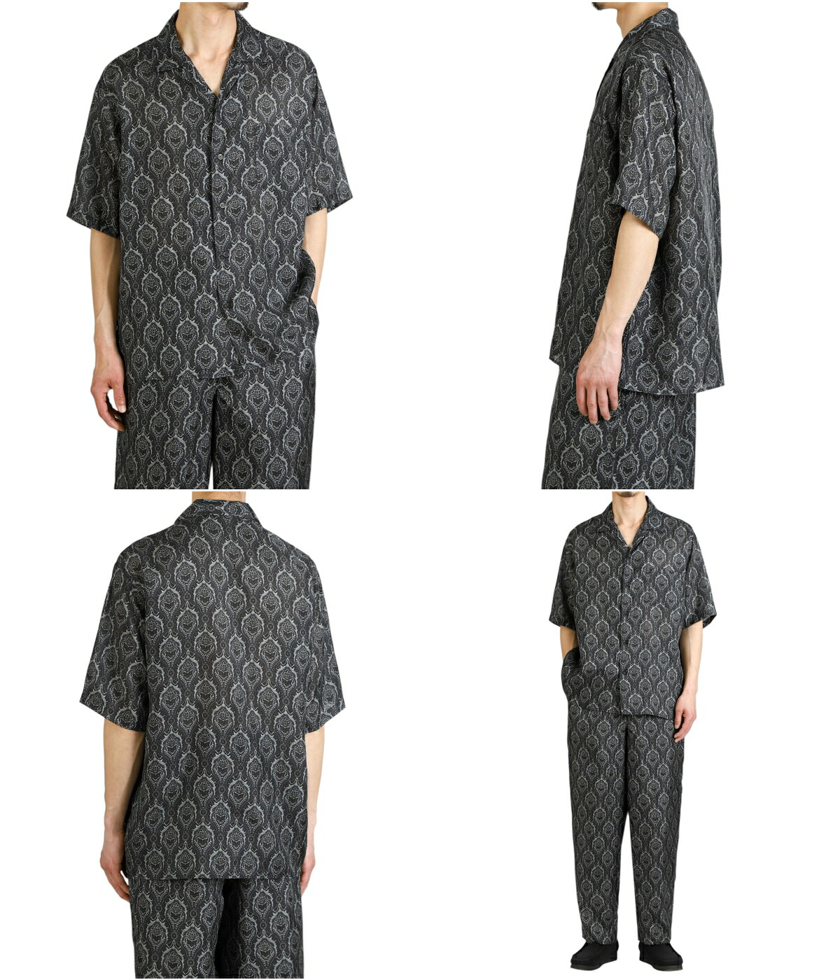 marka（マーカ） ： SILK OPEN COLLAR SHIRT / 全2色 ： M25A-22SH02B