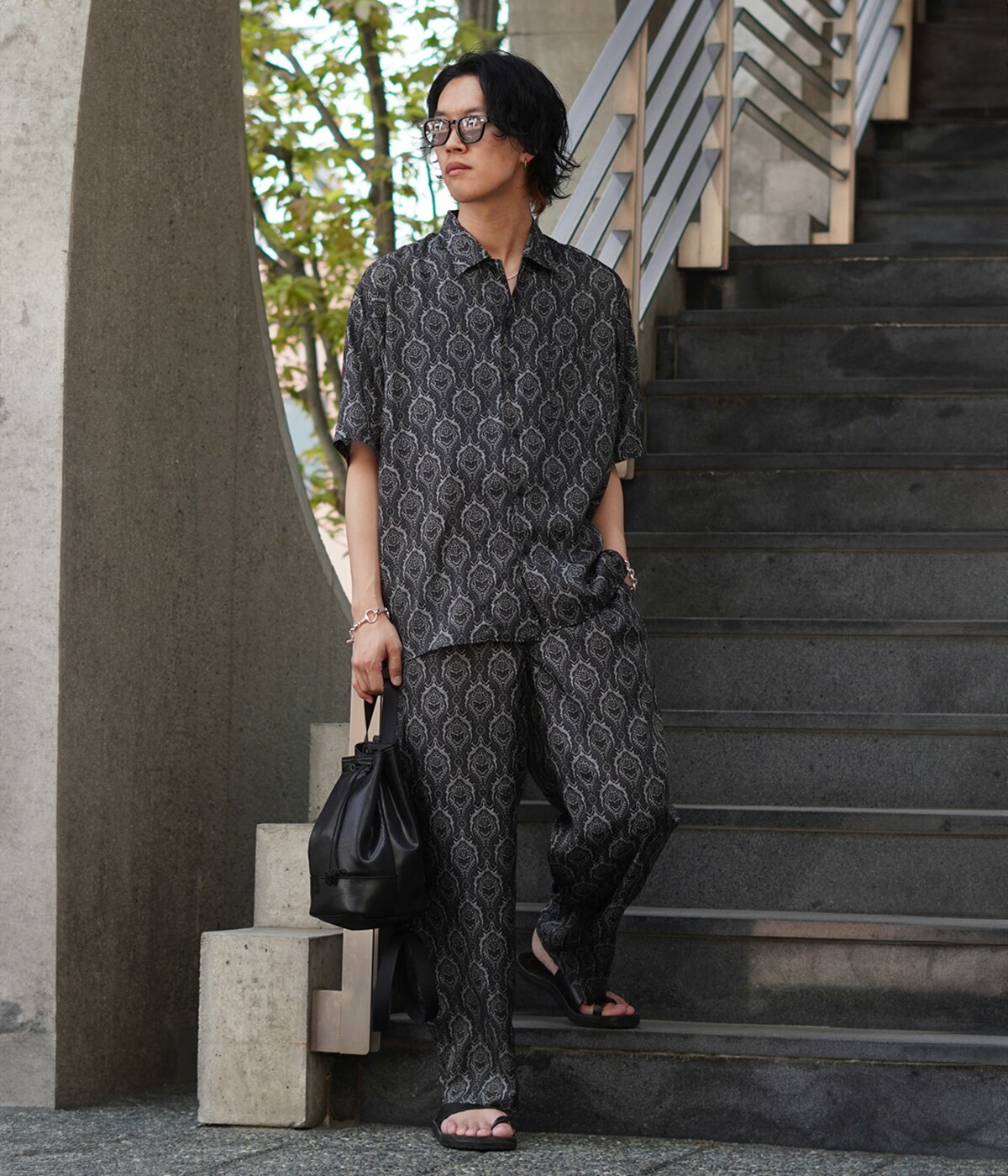 marka（マーカ） ： SILK PANTS / 全2色 ： M25A-22PT01C : ARKnets
